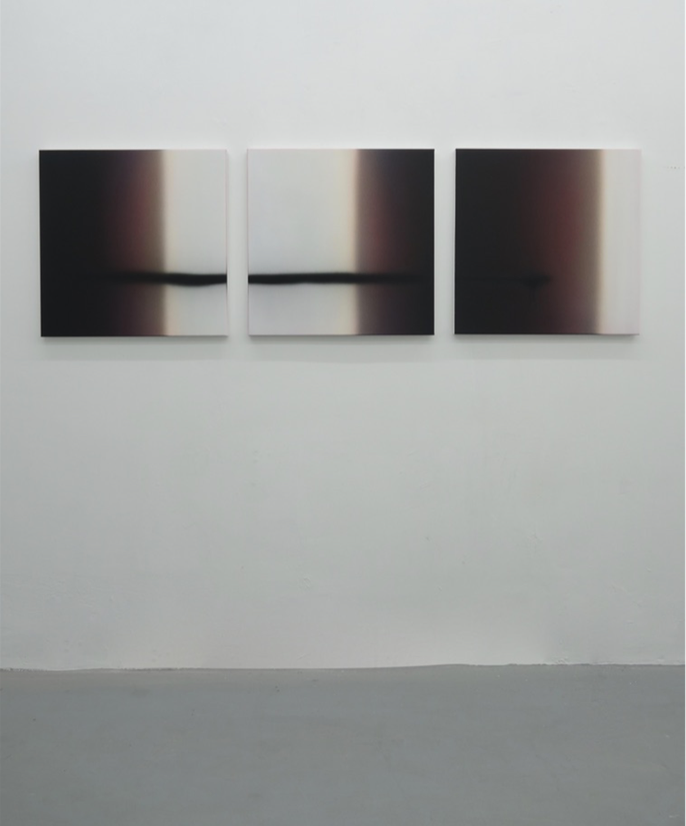 James, fragmentation 4 - acrylique sur toile - 60x60 cm (x3) - 2022