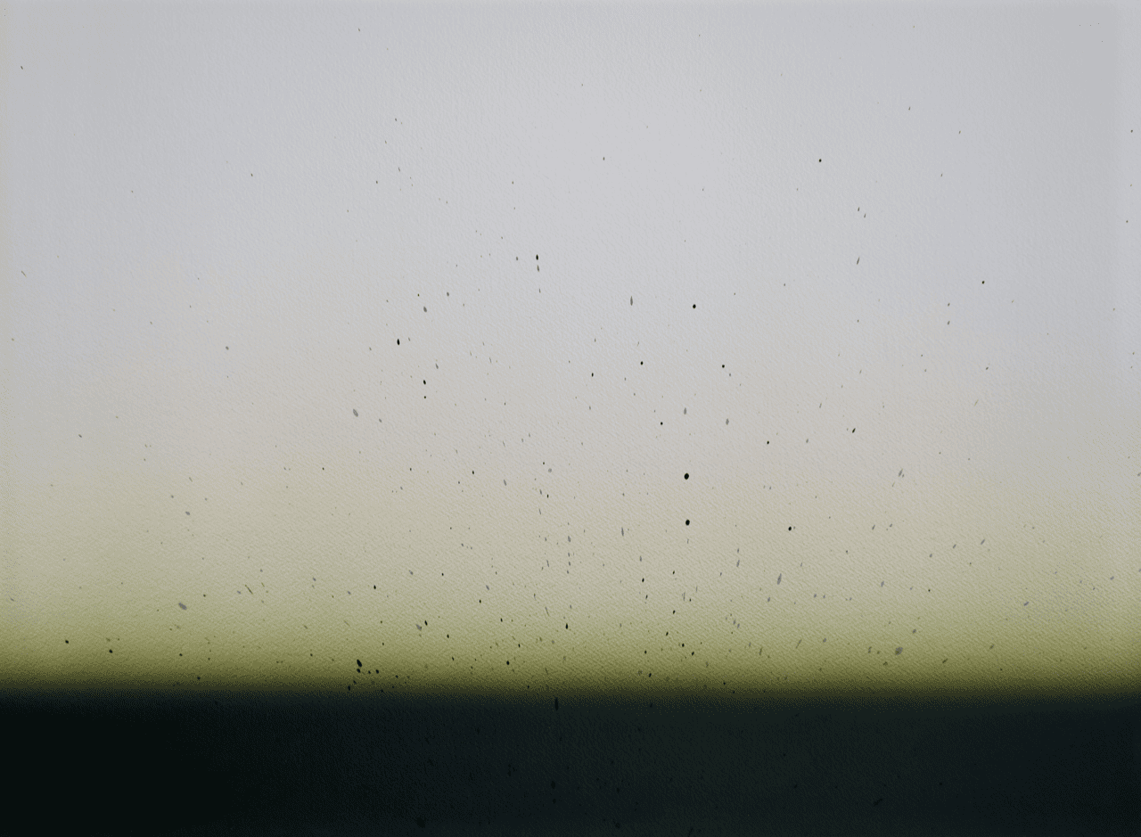Dynamique 1, acrylique sur papier, 56x76,5 cm, 2025