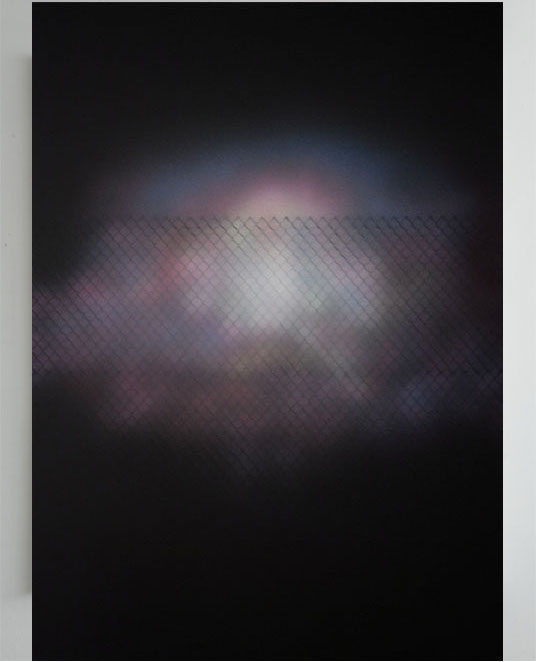 Zone 22, acrylique sur toile, 250 x 180 cm, 2007