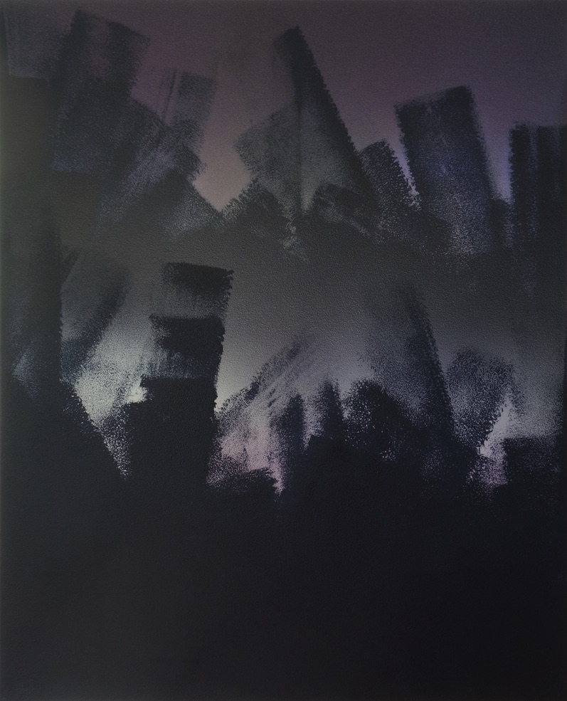 Recouvrements 4, acrylique sur toile, 100x81 cm, 2026